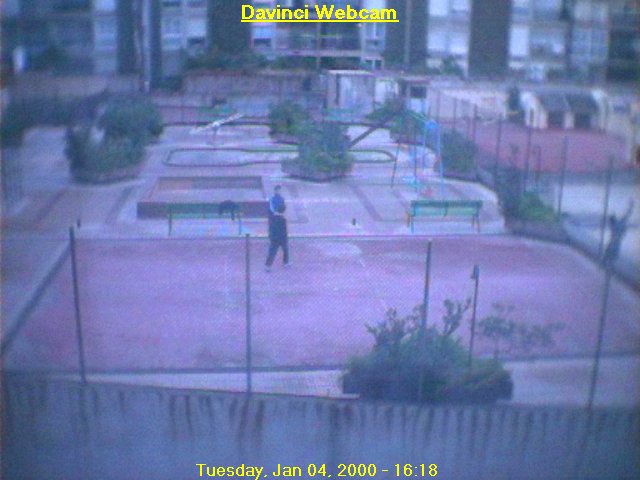 Davinci's webcam